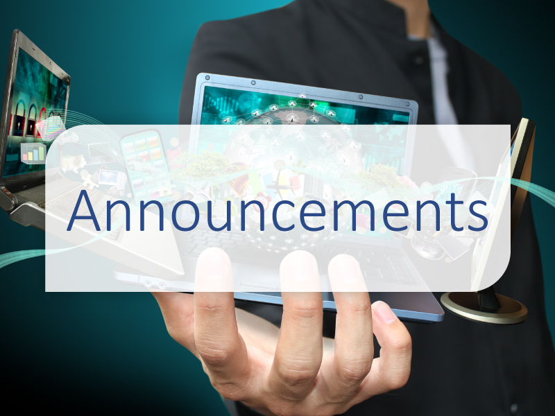 News, announcements and latest information